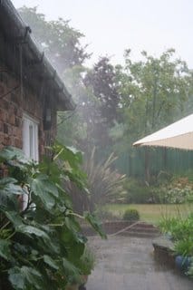 Serious rain at last